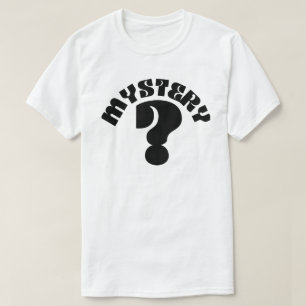 Mystery Mannen Zwarte Vraag Mark T-Shirt