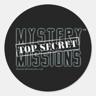 Mystery Missions™-Stickers Ronde Sticker