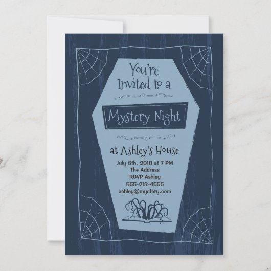Mystery Night - Uitnodiging (Voorkant)