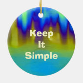 Mystery Pool ODAT Keramisch Ornament (Achterkant)