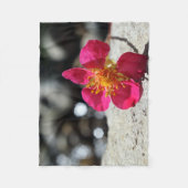 Mystery roze foto fleece deken (Voorkant)