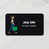 Mystery Secret Shopper Carte de visite (Devant)