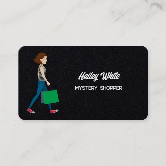 Mystery Secret Shopper Carte de visite (Devant)