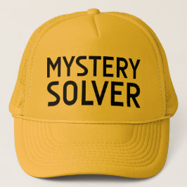 MYSTERY SOLVER leuk slogan-pet Trucker Pet