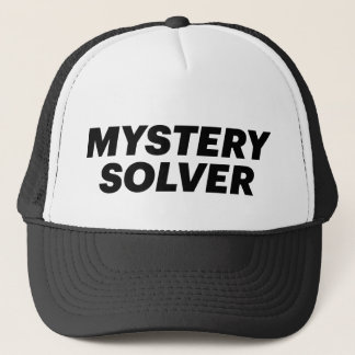 MYSTERY SOLVER preekt slogan-vrachtwagenhoed Trucker Pet
