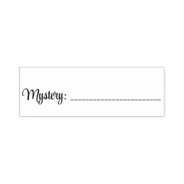 Mystery Stempel Label