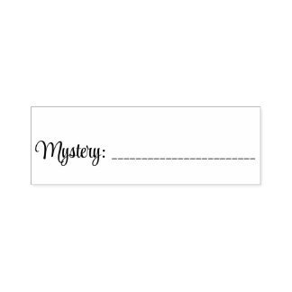 Mystery Stempel Label