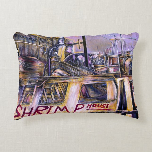 Mystery Vlees met waterborn Decoratief Kussen (Voorkant)