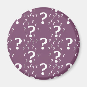 Mystery vraagteken raadsel puzzle mauve magneet