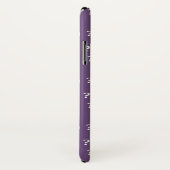 Mystery vraagteken raadsel puzzle paars Case-Mate iPhone case (Achterkant / rechts)