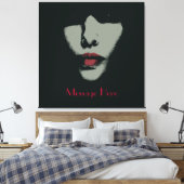 Mystery Woman Wrapped Canvas (Insitu (Slaapkamer))