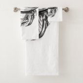 Mysteryous Lady - Hot Lips - Kies/voeg uw kleur to Bad Handdoek (Insitu)