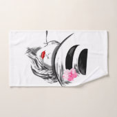 Mysteryous Lady - Hot Lips - Kies/voeg uw kleur to Bad Handdoek (Handdoek)