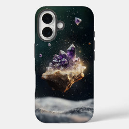 Mystic Amethyst Stones Telefoonhoesje iPhone 16 Hoesje