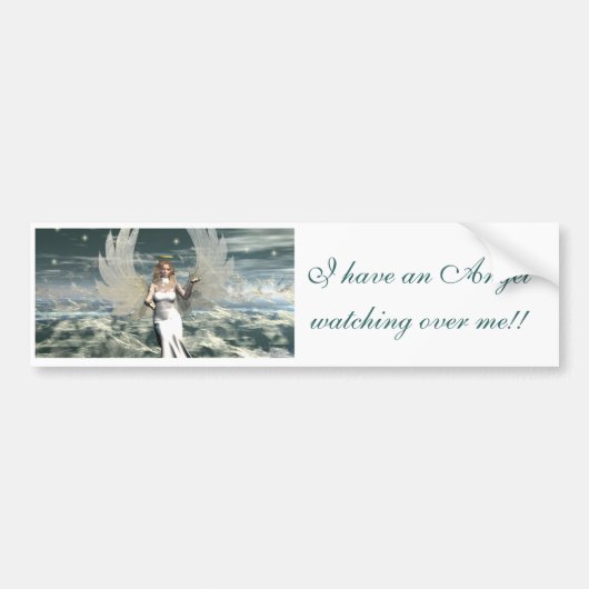Mystic Angel Bumpersticker (Voorkant)