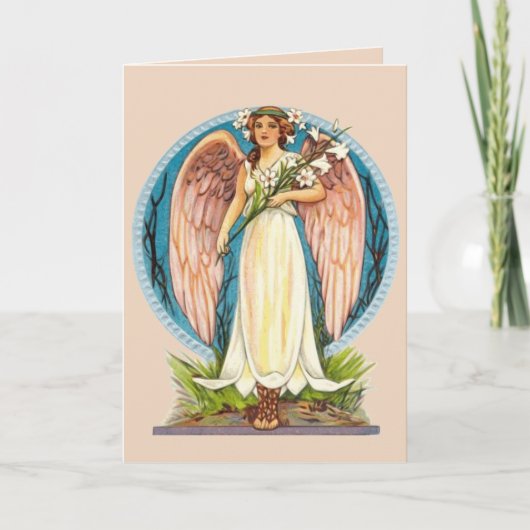 mystic angel wenskaart kaart (Voorkant)