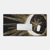 Mystic Black Gold Sun Moon Mandala (Clavier et souris)