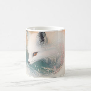Mystic Bloom Spring Fox Waterverf Koffiemok