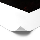 Mystic Blue AI Art : Affiche de rêve de forêt d'au (Coin)