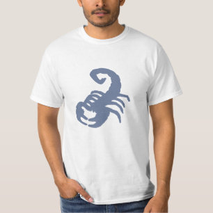 Mystic Blue Schorpioen Symbool – Astrologie Kunst T-shirt