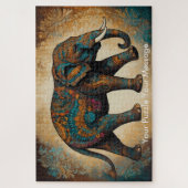 Mystic Boho Elephant Mandala Legpuzzel (Verticaal)