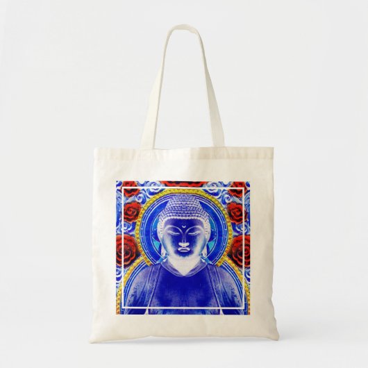 Mystic Buddha herbruikbare Canvas tas (Voorkant)