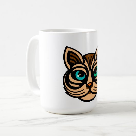Mystic Cat Eyes Coffee Mug Koffiemok (Voorkant links)