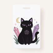 Mystic Cat” Pastel Goth Badge (Dos)