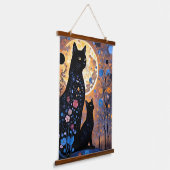 Mystic Cats Hangend Wandkleed (Gebogen)