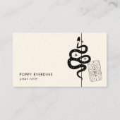Mystic Celestial Business Card Template Visitekaartje (Voorkant)