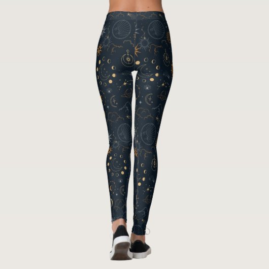 Mystic Celestial Pattern Leggings (Achterkant)