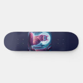 Mystic Celtic Fluffy Cat Skateboard (Horizontaal)