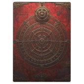 Mystic Compass Rose Klembord (Achterkant)