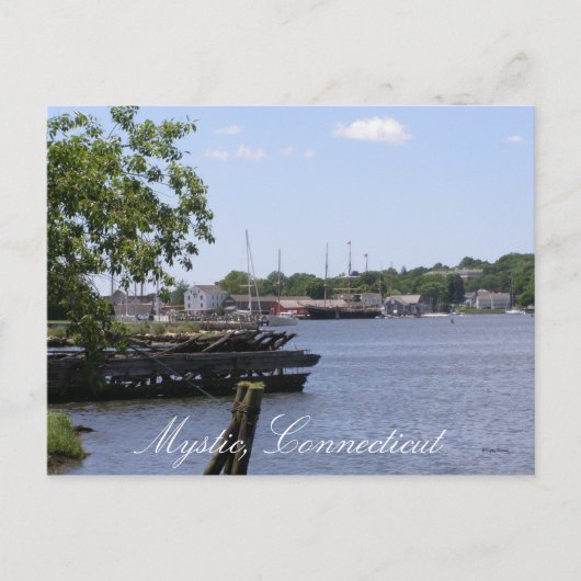 Mystic, Connecticut Briefkaart (Voorkant)
