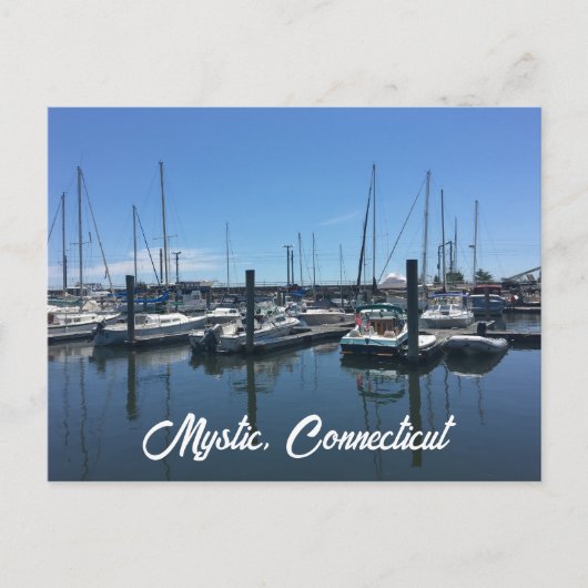Mystic, Connecticut Briefkaart (Voorkant)