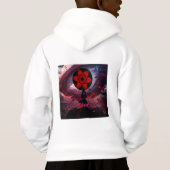 Mystic Crimson Eye Anime Art – Dark Shinobi Silhou (Dos)