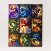 Mystic Dragons Puzzle (Vertical)