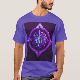 Mystic Emblem – Paarse Symbool T-shirt