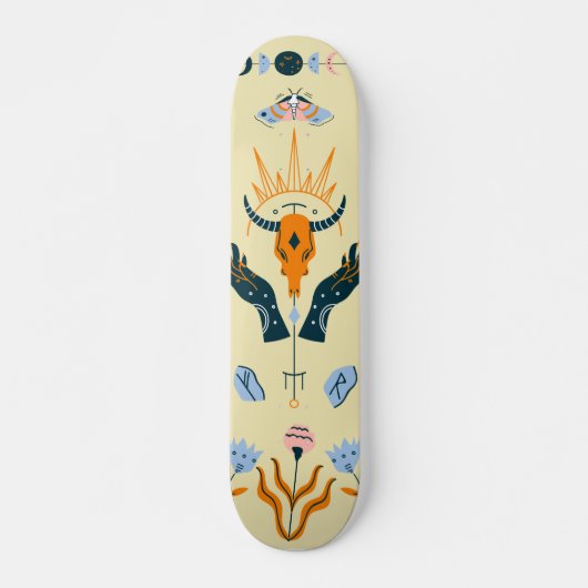 Mystic & esoteric skateboard (Voorkant)