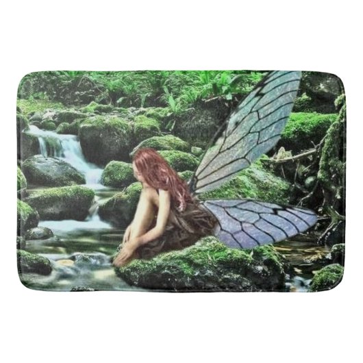 Mystic Fairy Forest Large Bath Mat (Voorkant)