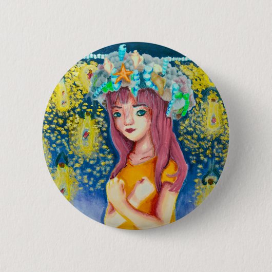 Mystic Firefly Beach Button (Voorkant)