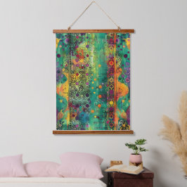 Mystic Flow – Psychedelische Abstracte energie kun Hangend Wandkleed
