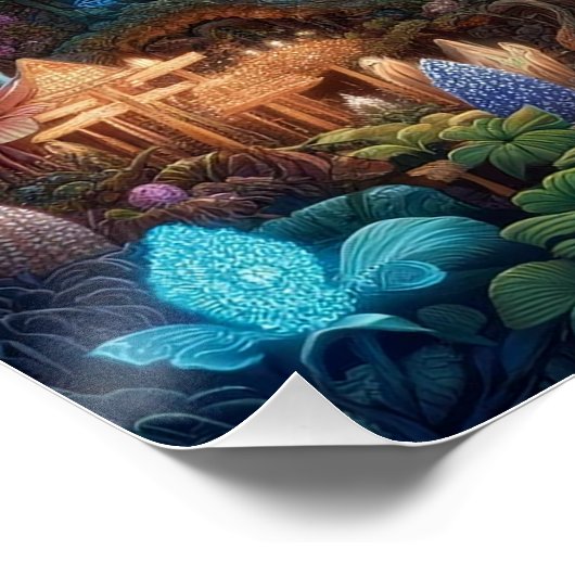 Mystic Forest heiligdom Perfect Poster (Hoek)