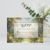 Mystic Forest Meadow Magic RSVP Kaartje (Staand voorkant)