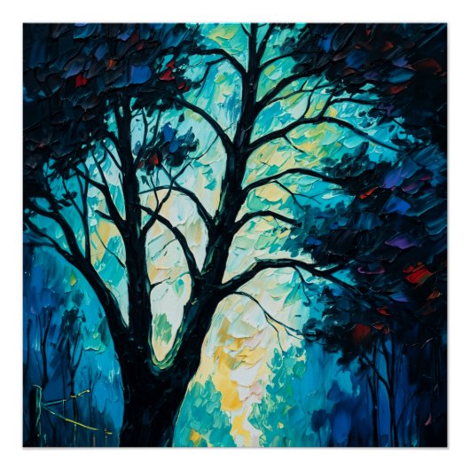 Mystic Forest Tree Perfect Poster (Voorkant)