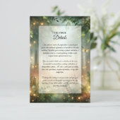 Mystic Forrest Meadow Magic Informatiekaartje (Staand voorkant)