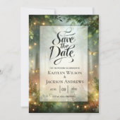 Mystic Forrest Meadow Magic Save The Date (Voorkant)