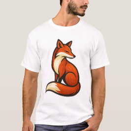 Mystic Fox Elegance – Bold Artistic T-Shirt Design