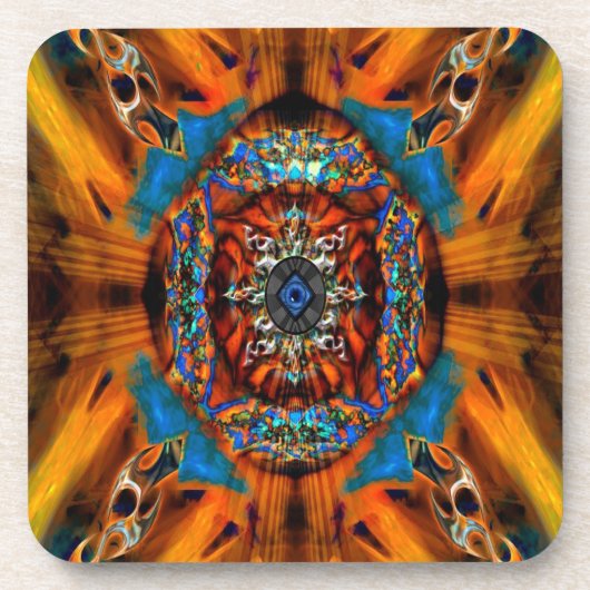 Mystic Fractal Onderzetters (Voorkant)