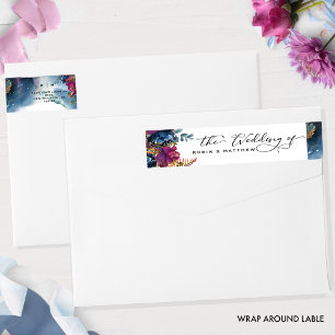 Mystic Garden Celestial Wedding Return Address